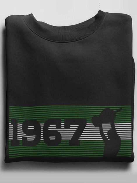 Lisbon Lions 1967 Glasgow Celtic Black T-Shirt