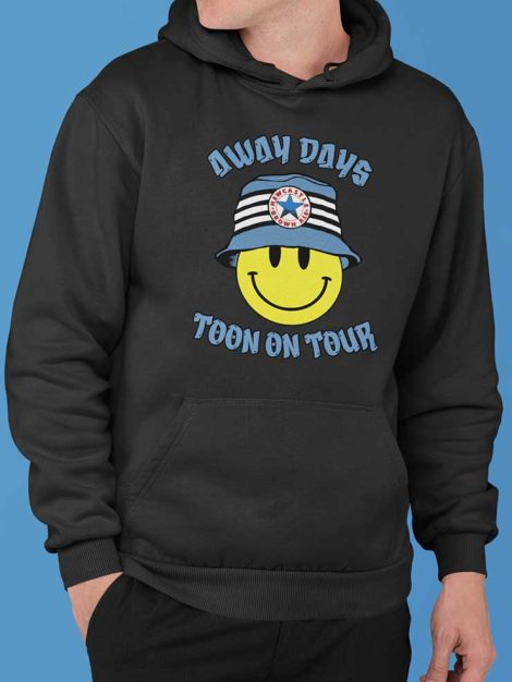 1996 Newcastle United Retro Away Days (Black Hoody)