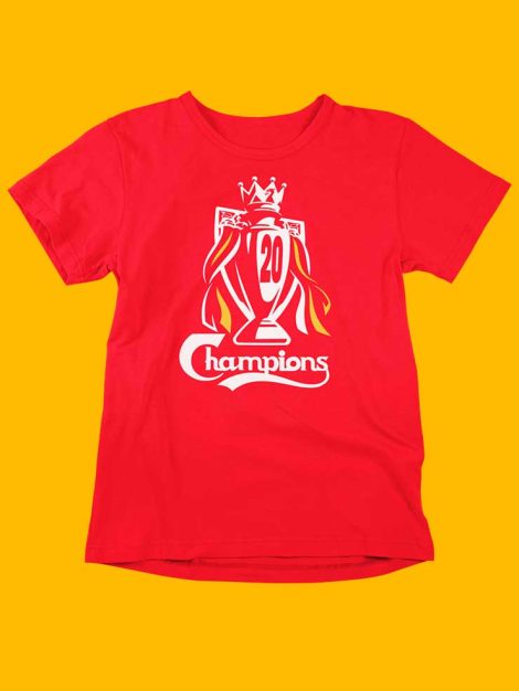 Liverpool Premier League Champions 2025 T-Shirts