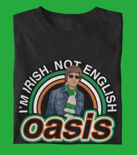 Oasis Noel Gallagher "Irish" T-shirt (Multiple Colours)