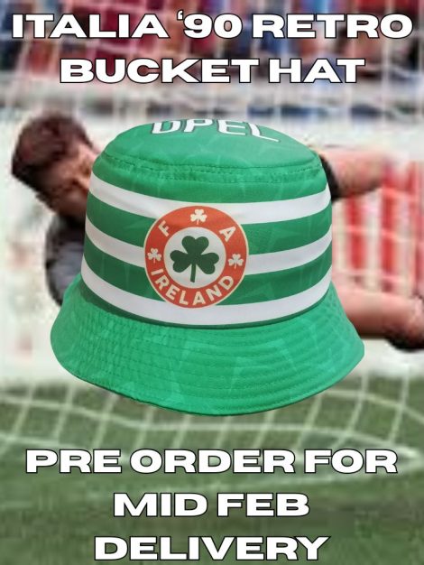 Republic Of Ireland - Italia '90 Bucket Hat (Home)