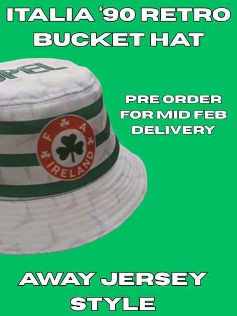Republic Of Ireland - Italia '90 Bucket Hat (Away)