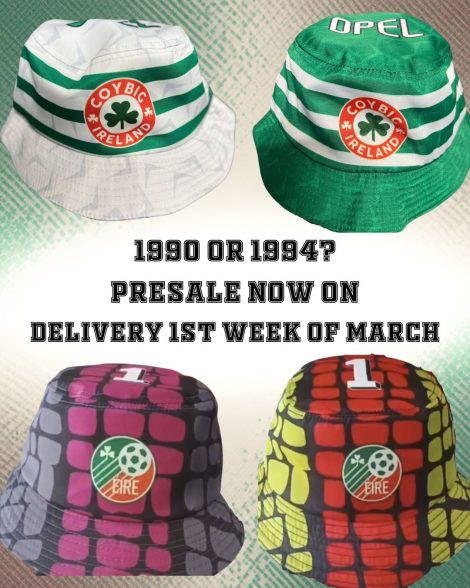 Republic Of Ireland - Retro Bucket Hat (4 choices)