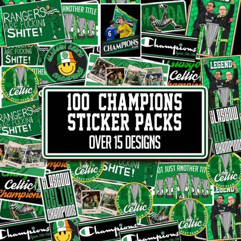 Champions Again Celtic FC Sticker Pack (100+)