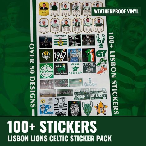 Lisbon Lions Celtic Sticker Pack (100+)